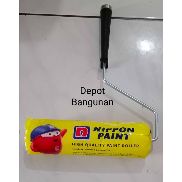 Roller Cat Kuas Roll Cat Tembok Rol Cat Nippon Paint 9 INCH