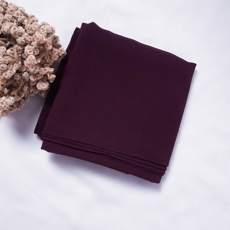 (PART 1)PASHMINA 200x75 SET CADAR/PASHMINA CERUTI SYARI/PASHMINA JUMBO-Burgundy
