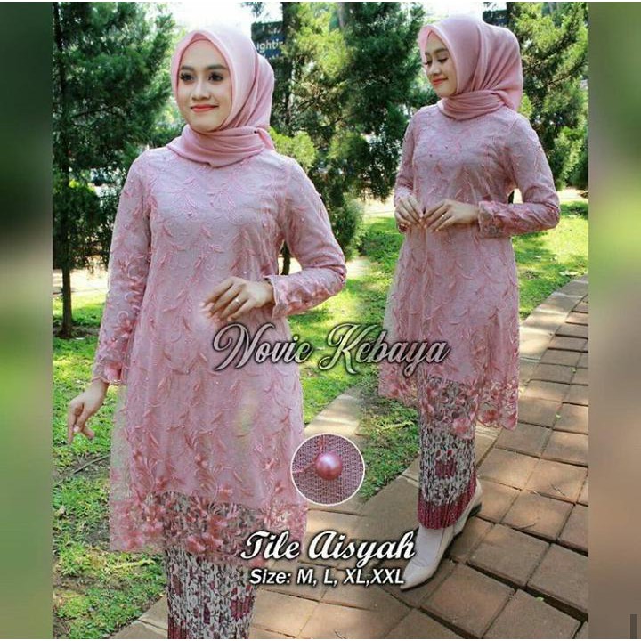 stelan kebaya tille aisyah new