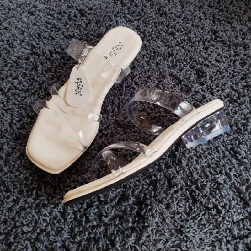 Sandal Andin 3 cm Hak Kaca