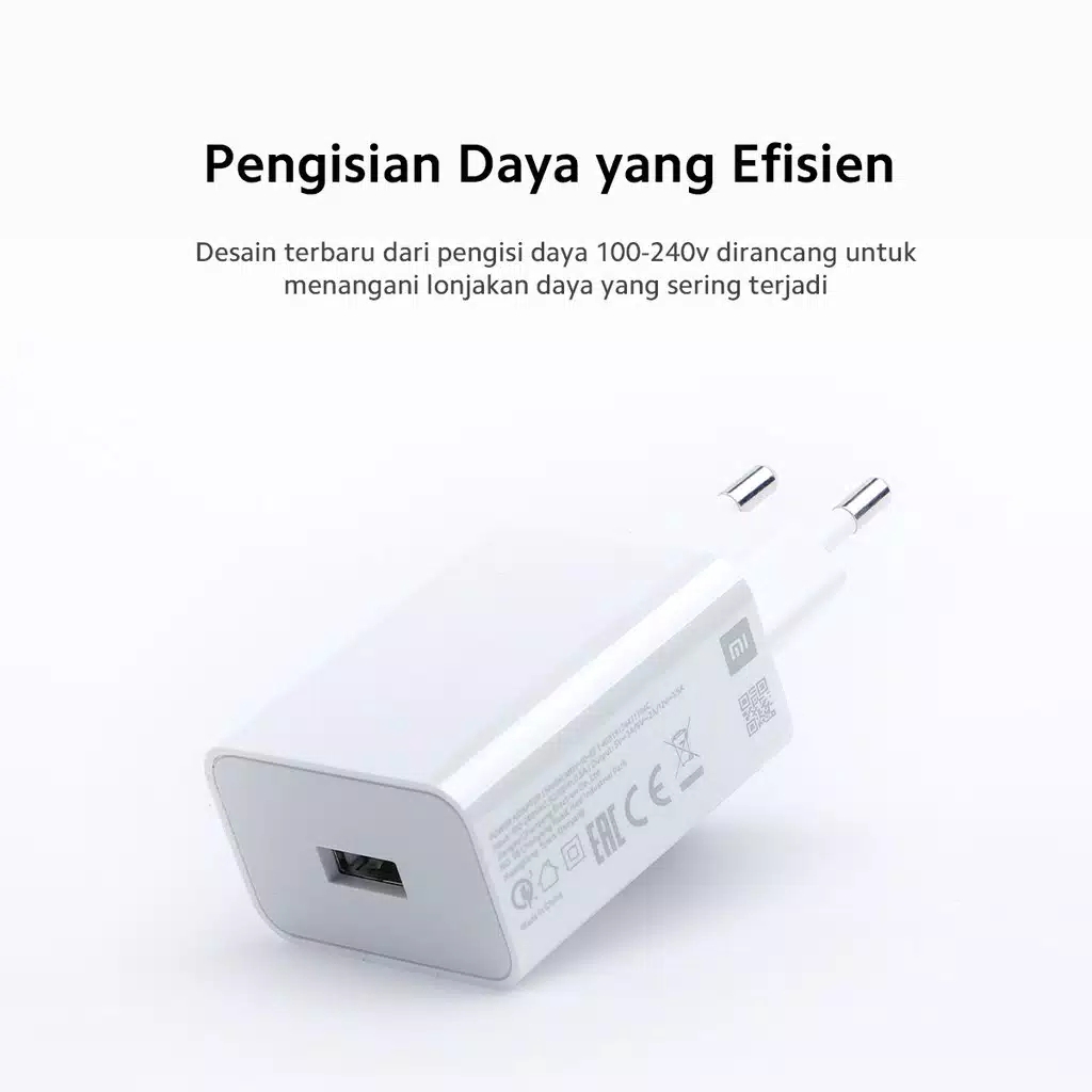 Xiaomi 18W Fast Charger, Qualcomm Quick Charge QC 3.0 - Putih TAM