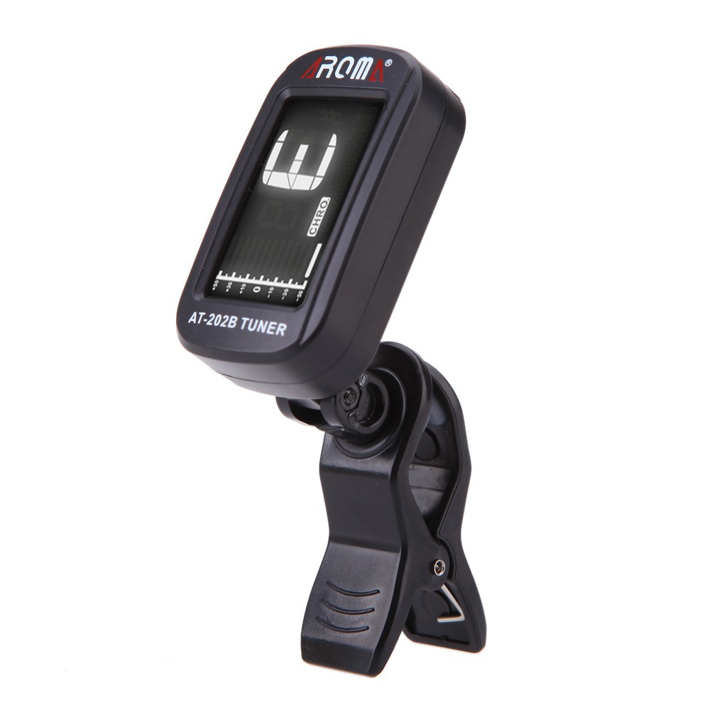 Tuner Guitar Aroma AT-202B Clip-on Tuning for Gitar, Bass, Ukulele