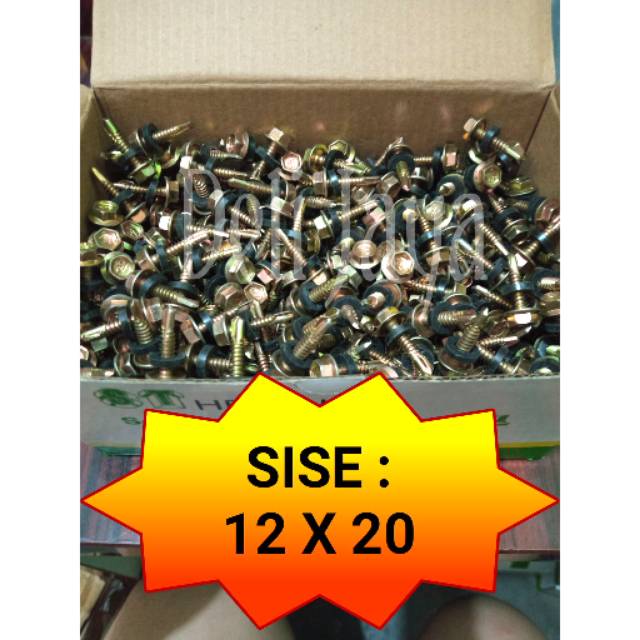 Baut Baja Ringan Baut SDS 12 x 20