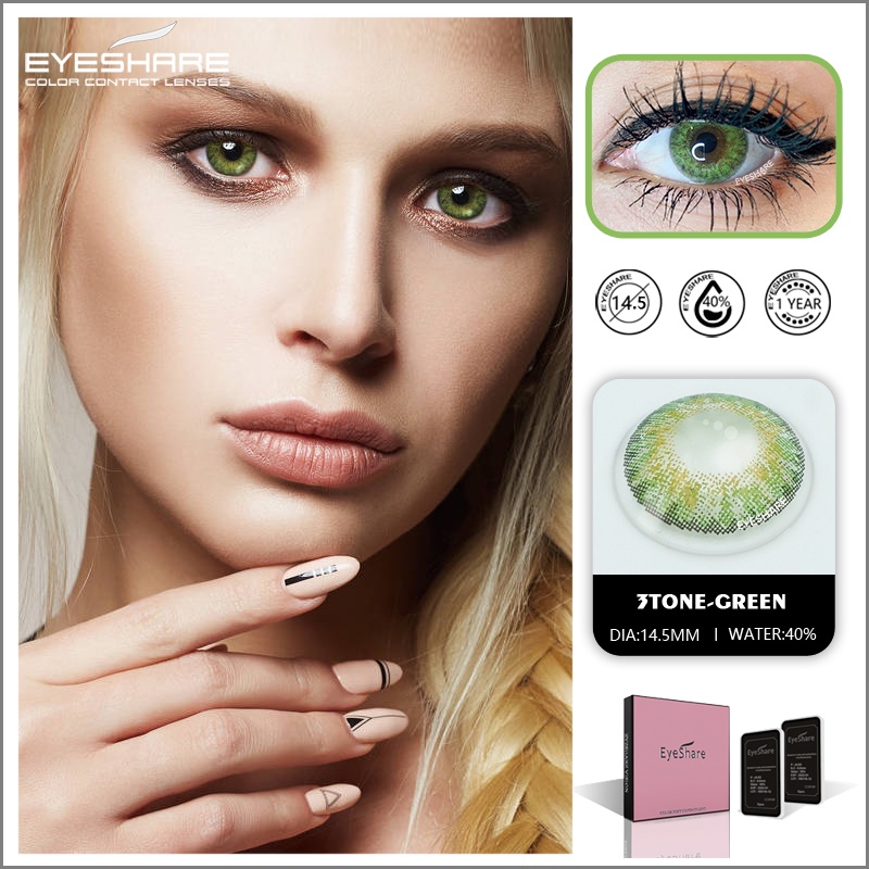 [✅COD] 3TONE 12 COLORS SEPASANG SOFTLENS LIVING COLOR - MIRACLE DIA 14.20 MM -14.50MM NORMAL &amp; MINUS(0.00) KEMASAN BOTOL / BEST SELLER / FREE LENSCASE / SOFTLEN BERWARNA | LENSA WARNA