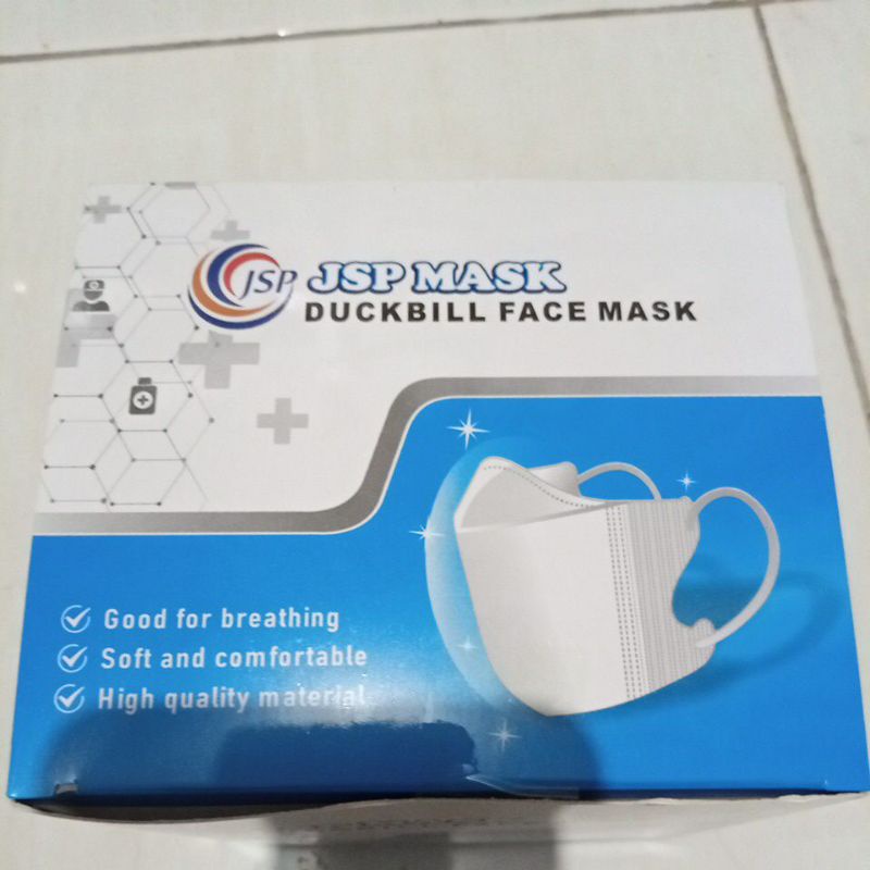 masker duckbill plus konektor isi 50