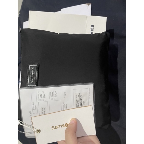 Samsonite Foldable Backpack + pouch/Tas Punggung Travel Smsnit Preloved