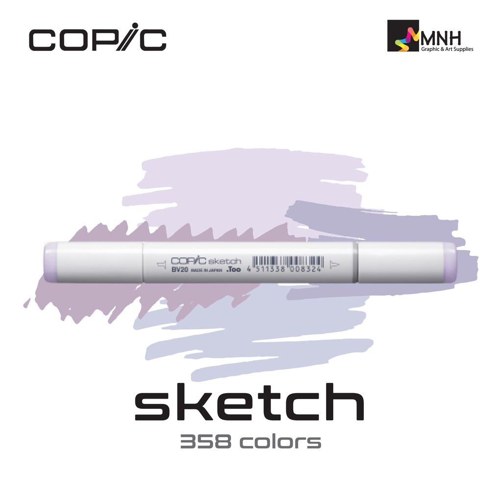 

Spidol Copic Sketch Marker Blue-Violet Series (Satuan) BV20 - BV34