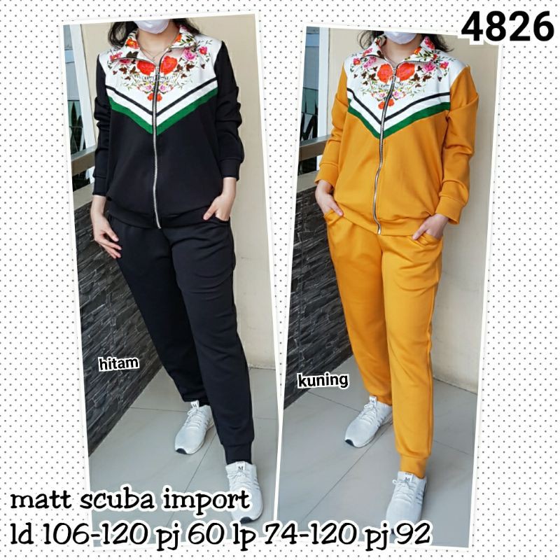 Setelan Import Bangkok Guccii Hoodie stelan wanita