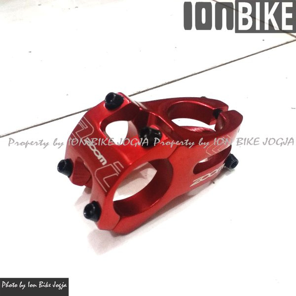 Stem Zoom oversize Pendek Merah new model funn  - Stem sepeda Pendek - Stem oversize sepeda murah