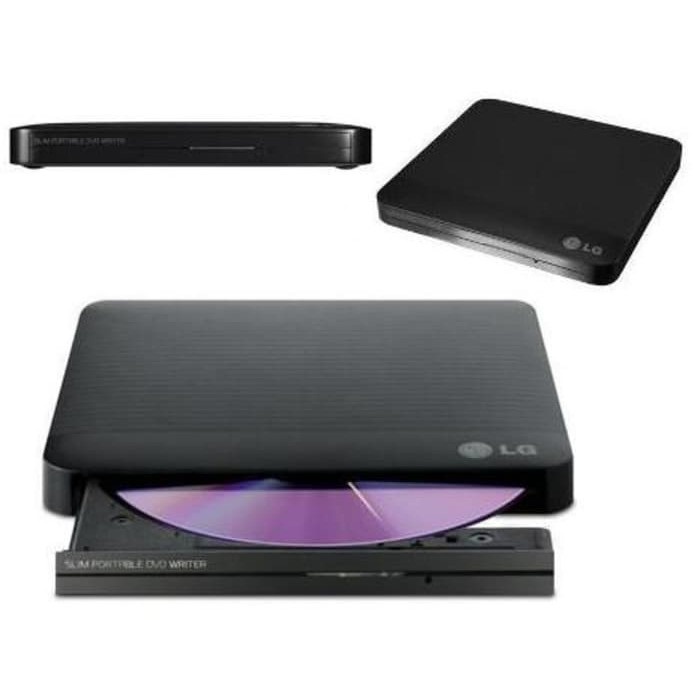 DVD RW External Slim Portable Optical Drive - LG / Samsung