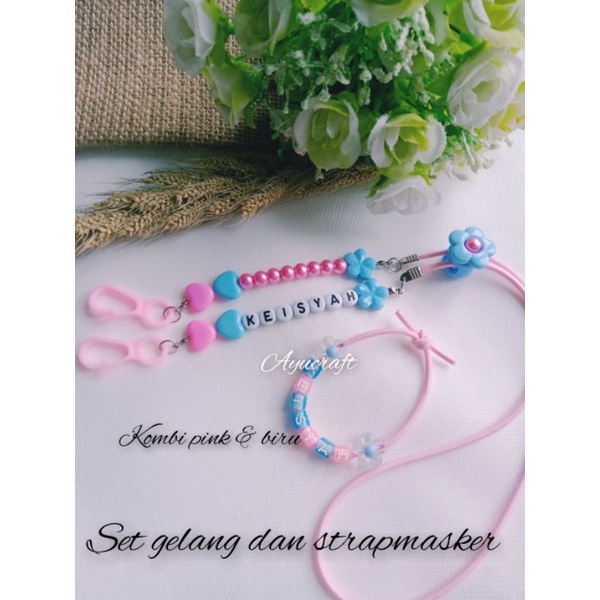 strapmasker set gelang costum