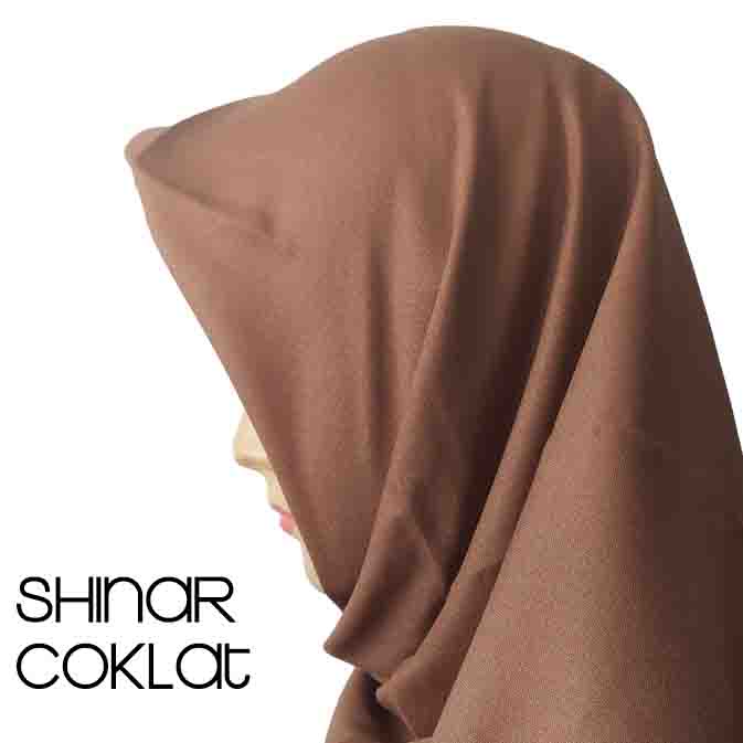 Jilbab Sinar Glamour Jilbab Shinar Kerudung Shinar Glamour Hijab Sinar Glamour Ansania Original Part 1-SINARJAHIT-COKLAT
