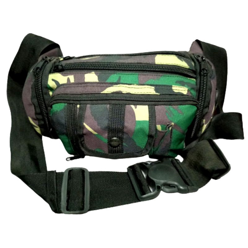 tas selempang pinggang tactical army outdoor gress