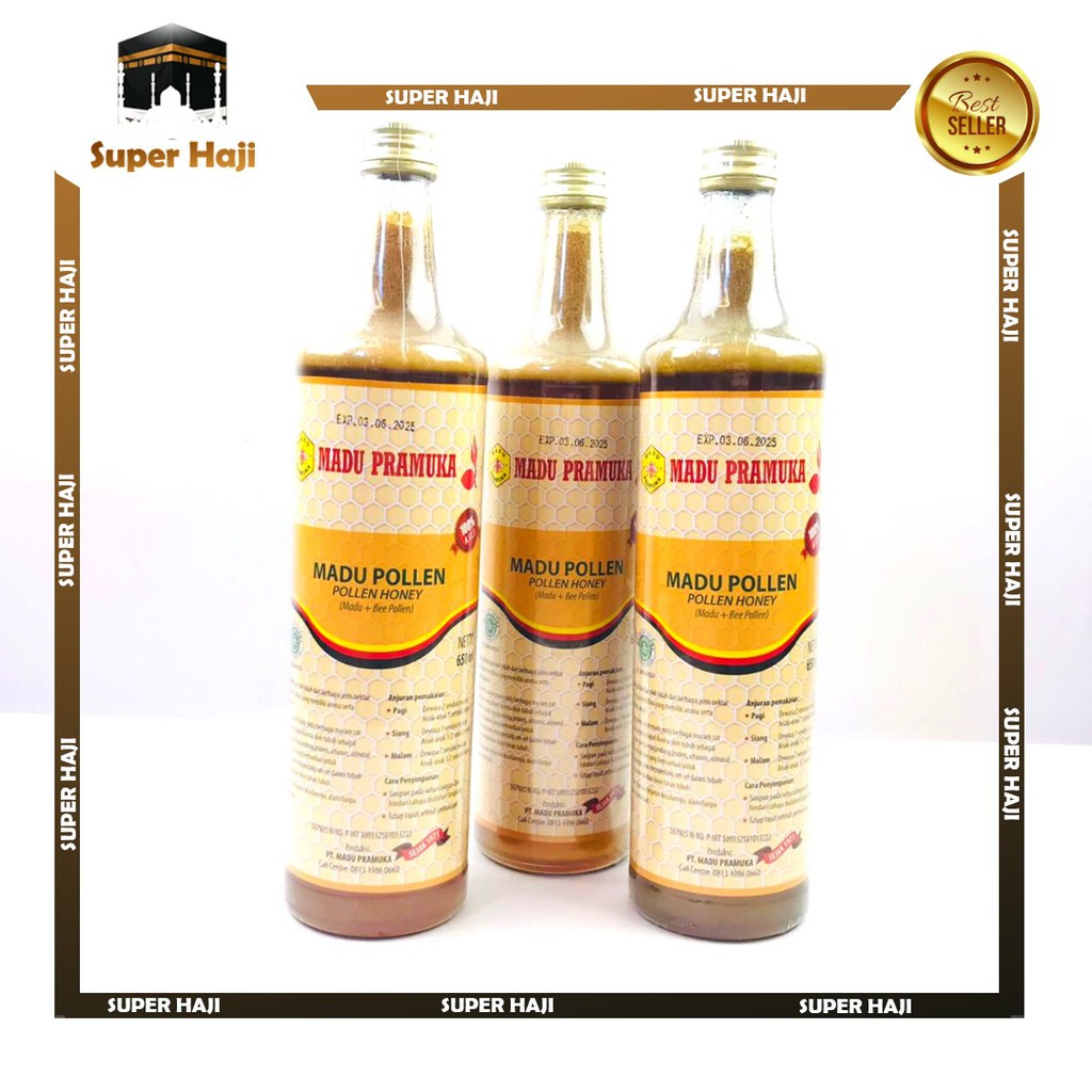 

MADU PRAMUKA MADU BEE POLLEN (650ML)