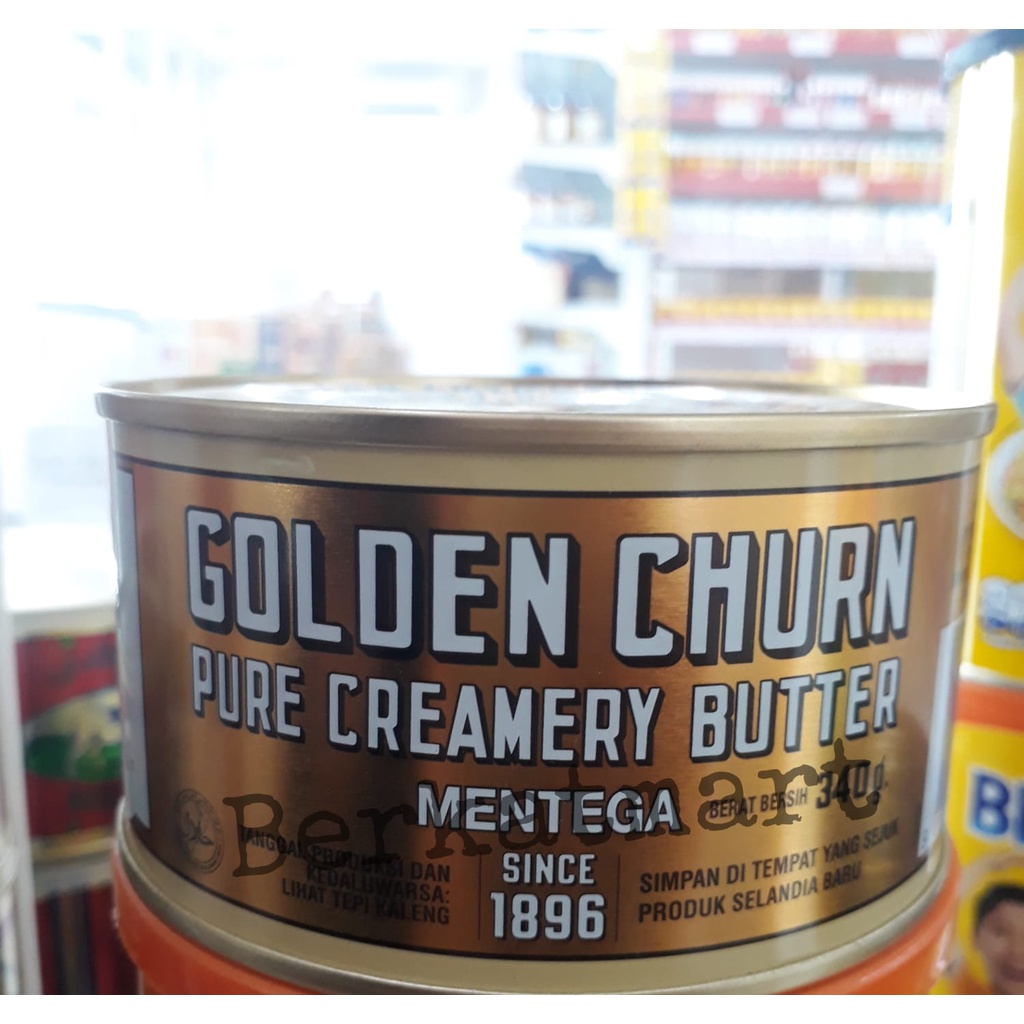 Butter Golden Churn 340gr New Zealand Pure Creamery Mentega