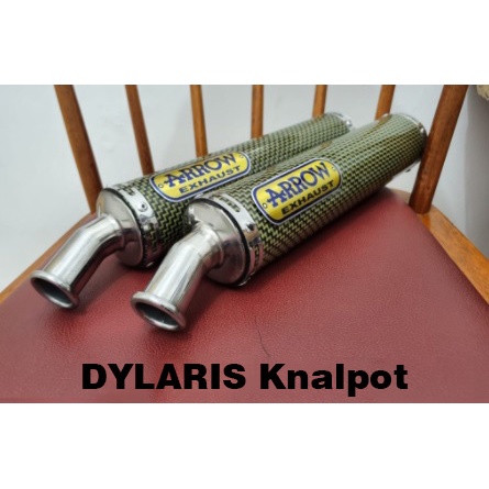 Silincer Knalpot ARROW Carbon Kevlar Copy Original Untuk Semua Motor 2 TAK