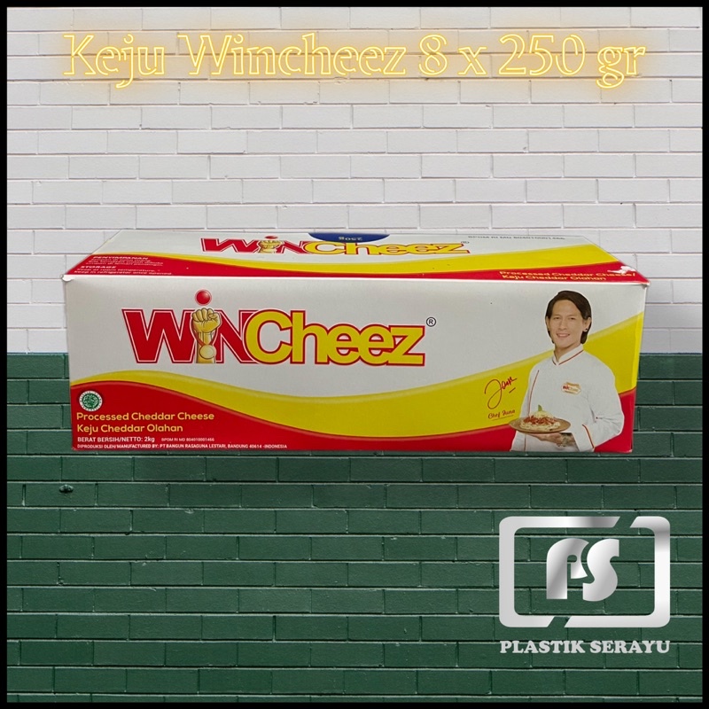 

Keju Cheddar Wincheez 2kg isi 8x250gram keju parut wincheez Ekonomis