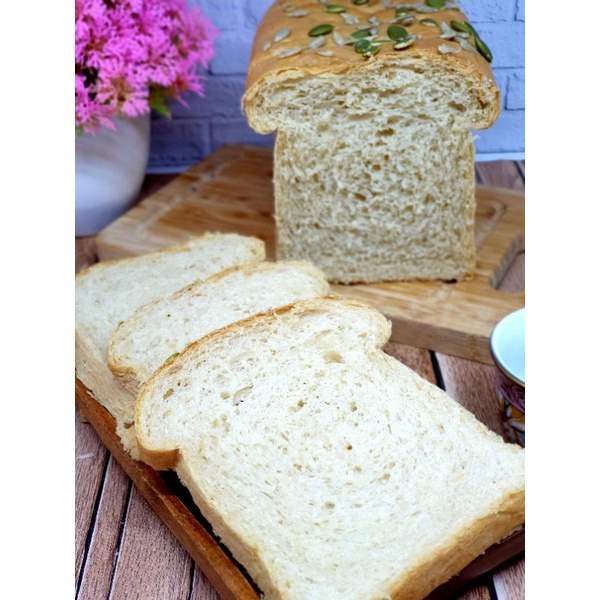 

Roti Gandum Utuh Whole Wheat Bread / Roti Shokupan Gandum