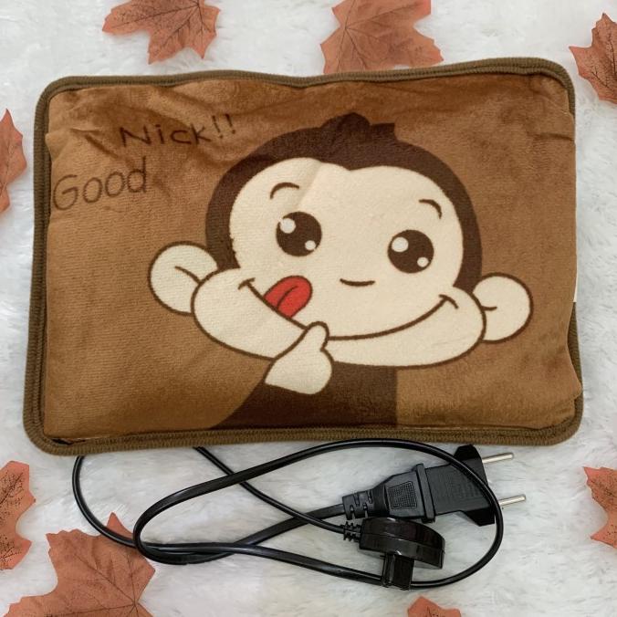 READY (BISA COD) Bantal Penghangat Monyet / Bantal Air Panas Elektrik / Bantal Terapi