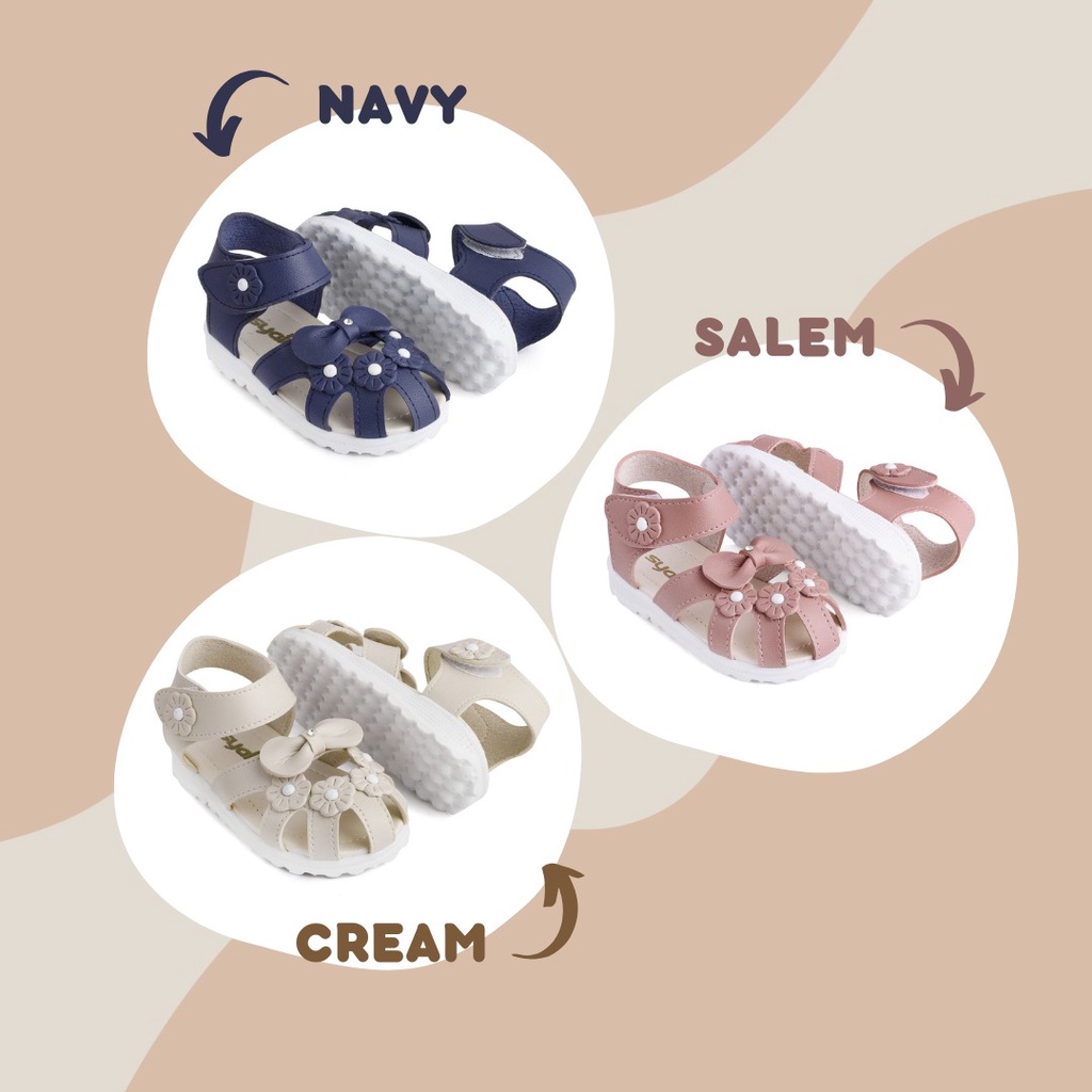 Sandal Anak Perempuan Aksesoris Bunga Salem Best Seller RLB