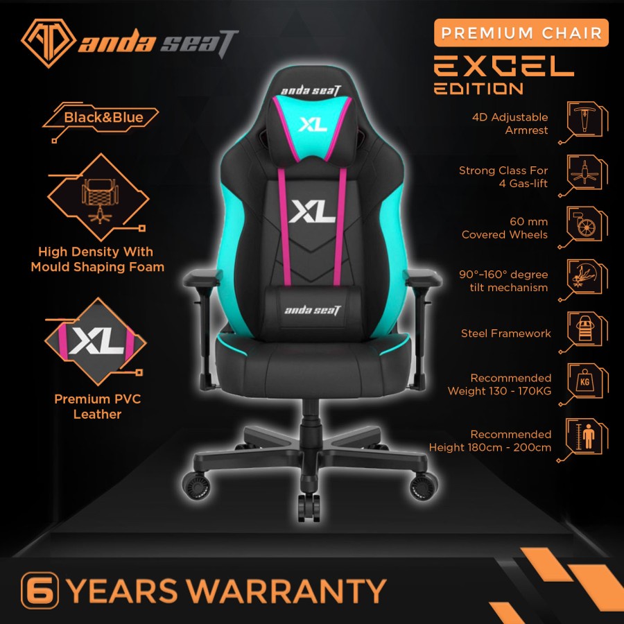 ANDASEAT EXCEL Edition Premium Esport - Gaming Chair