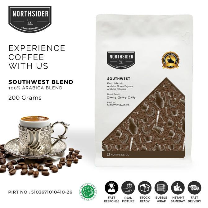 

[ COD ] KOPI BIJI COLD BREW/ESPRESSO BLEND SOUTHWEST - 200GR NORTHSIDER COFFEE TERJAMIN Kode 763
