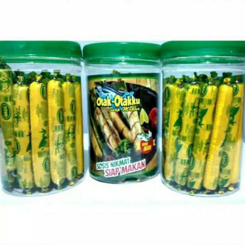 

Gaga Otak Otak Siap Santap akanan siap saji toples Isi 24+2