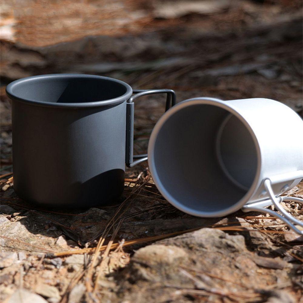 Lanfy Camping Cangkir Set Masak Minum Sendok Garpu Travel Cangkir Air Drink Cup Mug Wisata Peralatan Masak Travel Peralatan Makan Outdoor