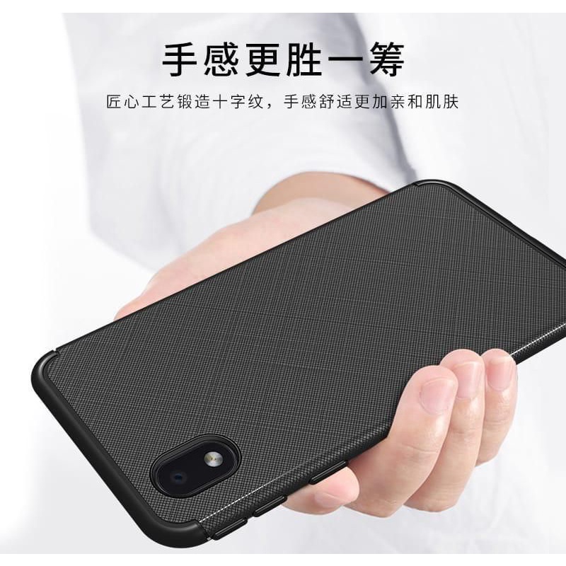 SoftCase CROSS OPPO A3S A37 A5S/A7/A12 RL 3 3PRO C2 C11 C15 Black Matte New Edisition