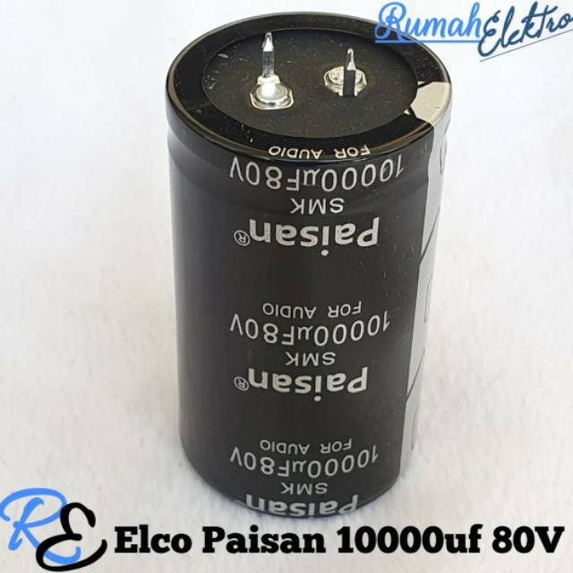 ELCO PAISAN 10000uf 80 Volt