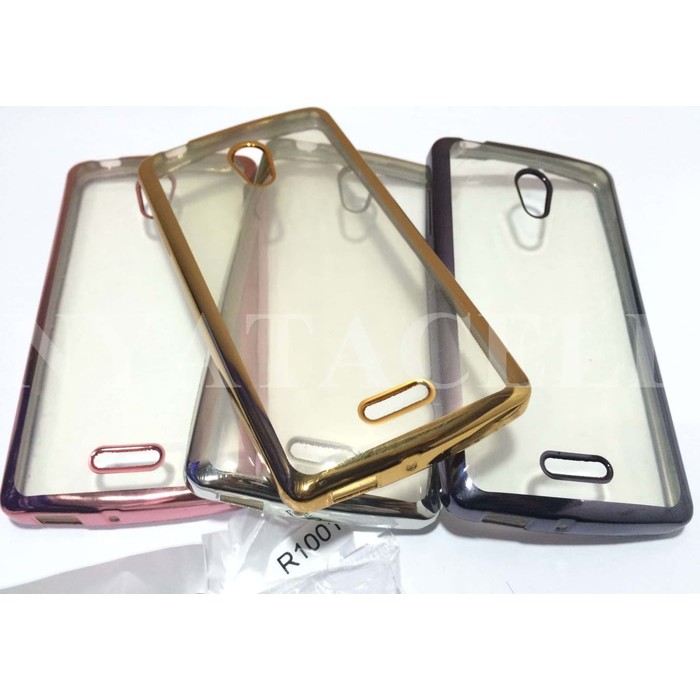 Jual Case List Chrome Oppo Joy R1001 Plus R1011 Softcase/TPU/Ultrathin/Soft Murah