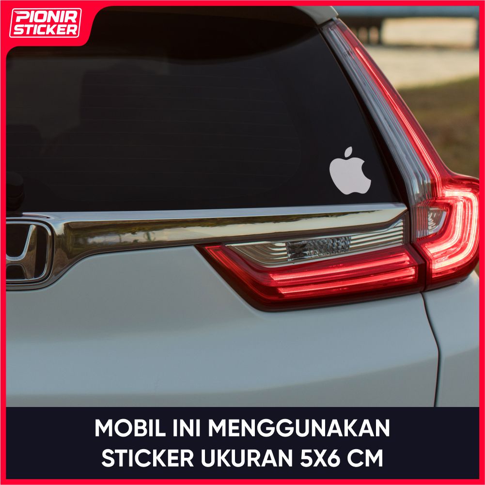 Sticker Logo Apple Cutting Sticker Logo Apple