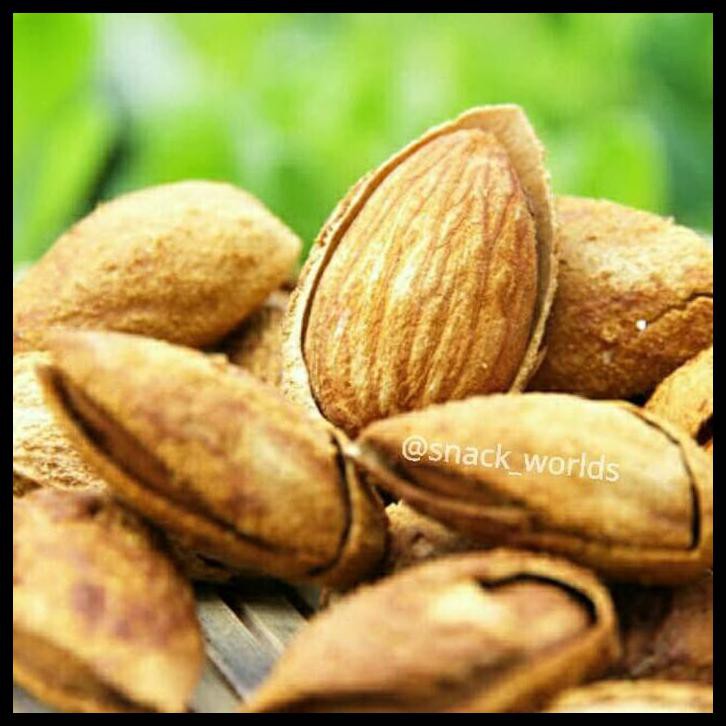 

HOT SALE 250gram Almond Roasted ( Panggang ) USA - California murah - 700 terjamin
