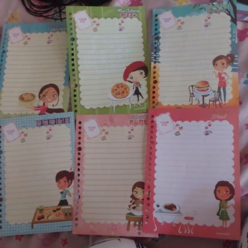 

Harvest langka limited edition MISS CULINARY loose leaf (isian binder)