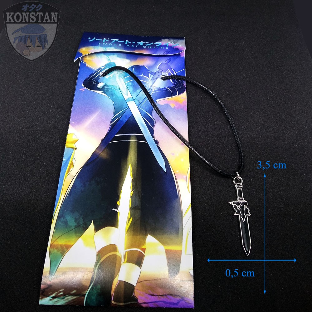 Kalung Pedang Eluchidator Kirito - Anime Sword Art Online