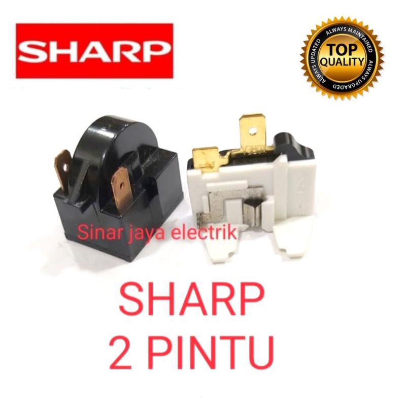 RELAY PTC OVERLOUD KULKAS SHARP 2 PINTU
