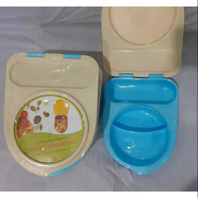 Kotak Makan Engsel Plastik / Lunch Box / Ompreng Plastik Tutup Ori