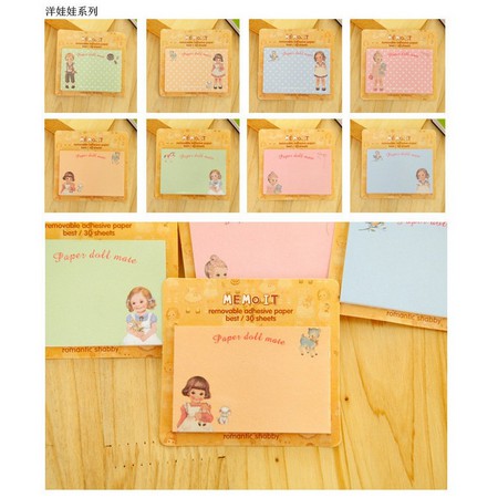 MEMO KARAKTER LUCU & UNIK NOTEBOOK CATATAN MEMO KARAKTER-MEMO DOLL