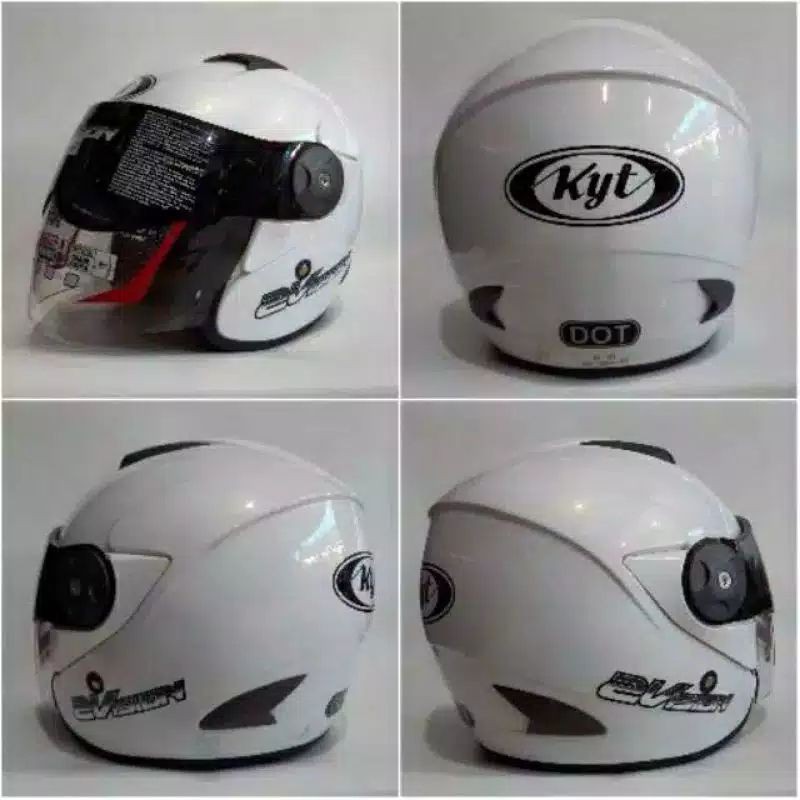 Helm kyt 2 vision putih