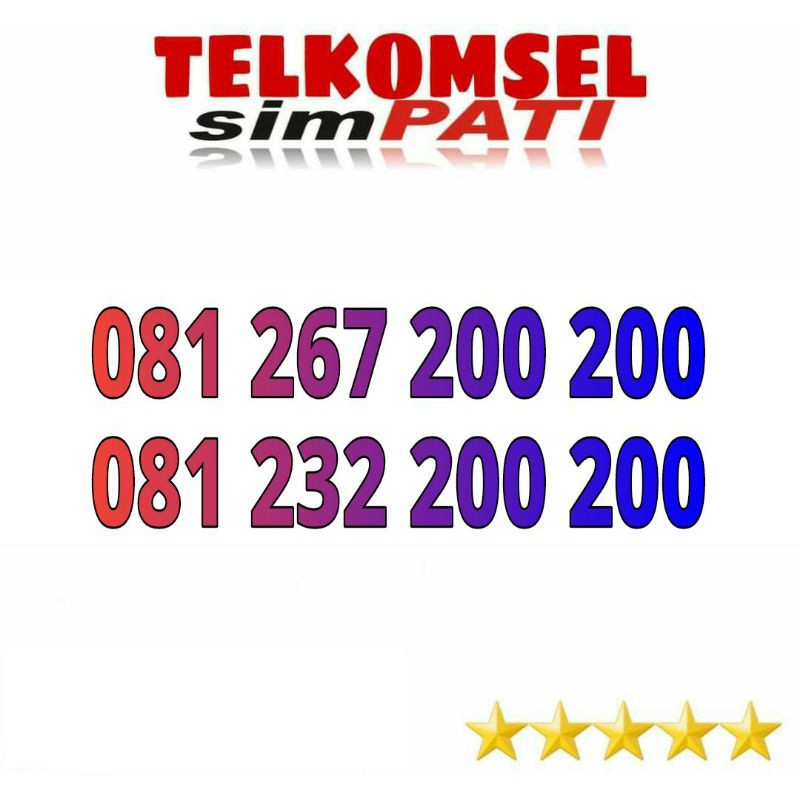 nomor cantik telkomsel simpati 200 200