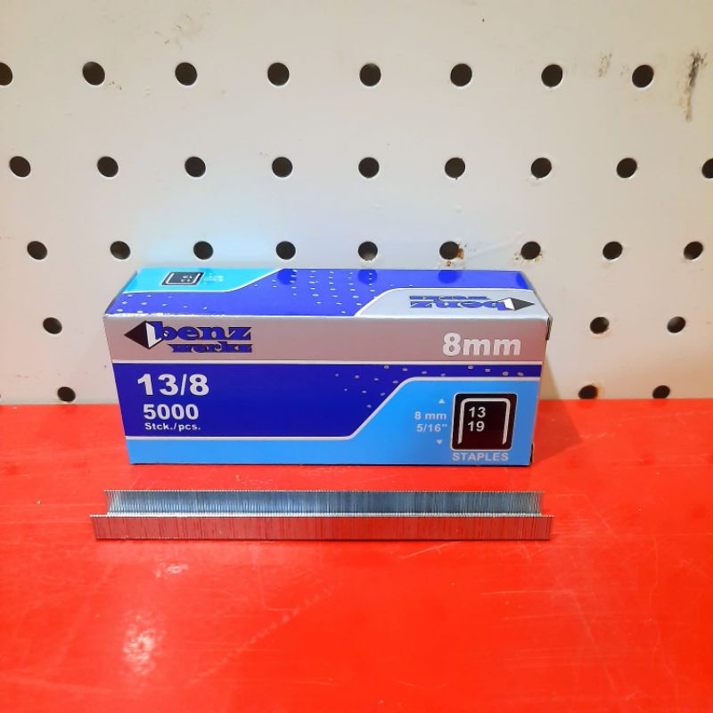 

ISI STAPLES 13/8 MESIN PAKU TEMBAK MANUAL R23 GUN TACKER STAPLER 8MM-5000PCS