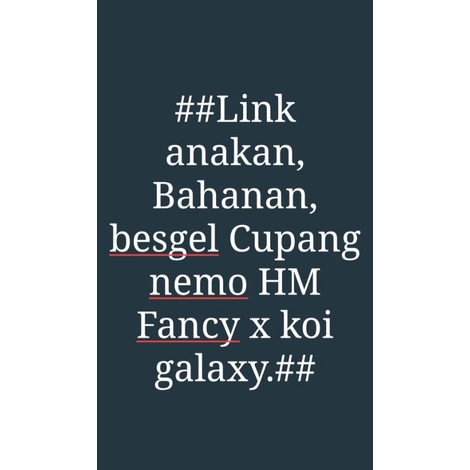 Anakan cupang Nemo HM Fancy x RKG (Besgel, bahanan, cello).