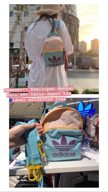 Lala Oshop - Tas Mini Backpack adidas