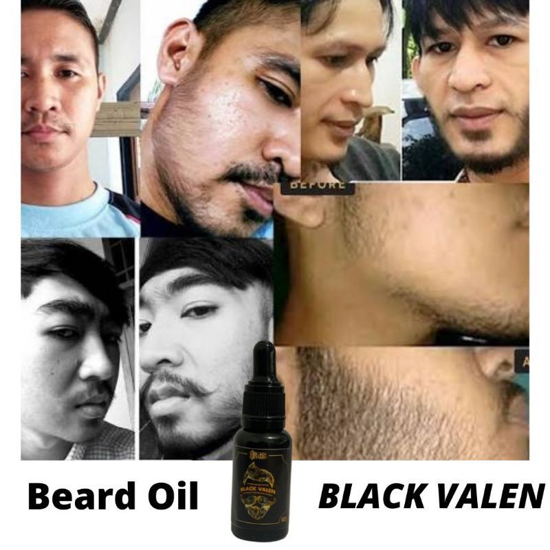 Beard Oil Black Valen Penumbuh Kumis Penumbuh Brewok Penumbuh Alis Jenggot