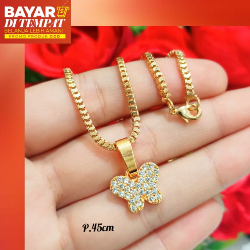 Perhiasan Kalung Dewasa modern terkini anti karat