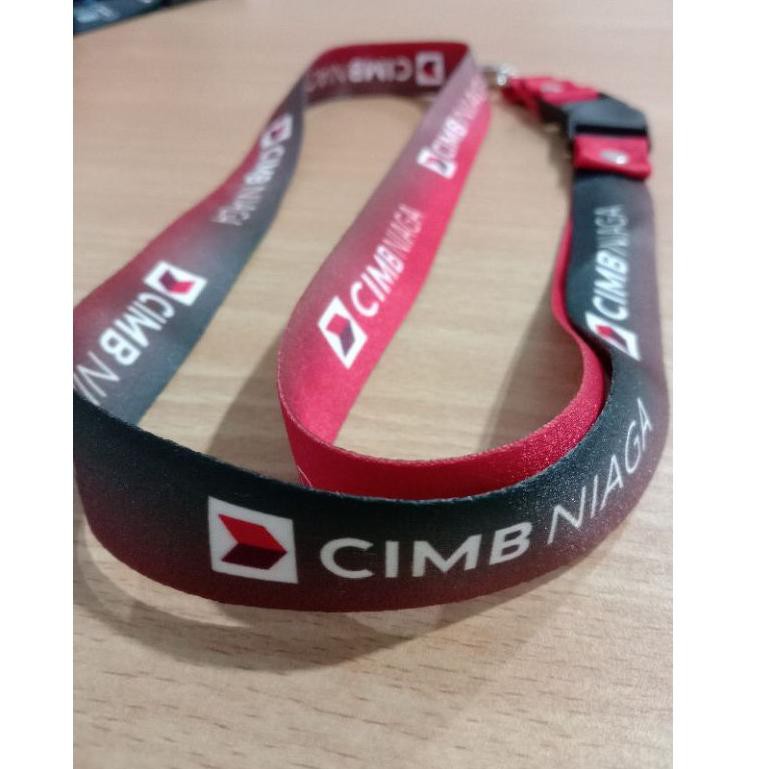 

[KODE O3120] LANYARD/TALI ID CARD BANK CIMB NIAGA
