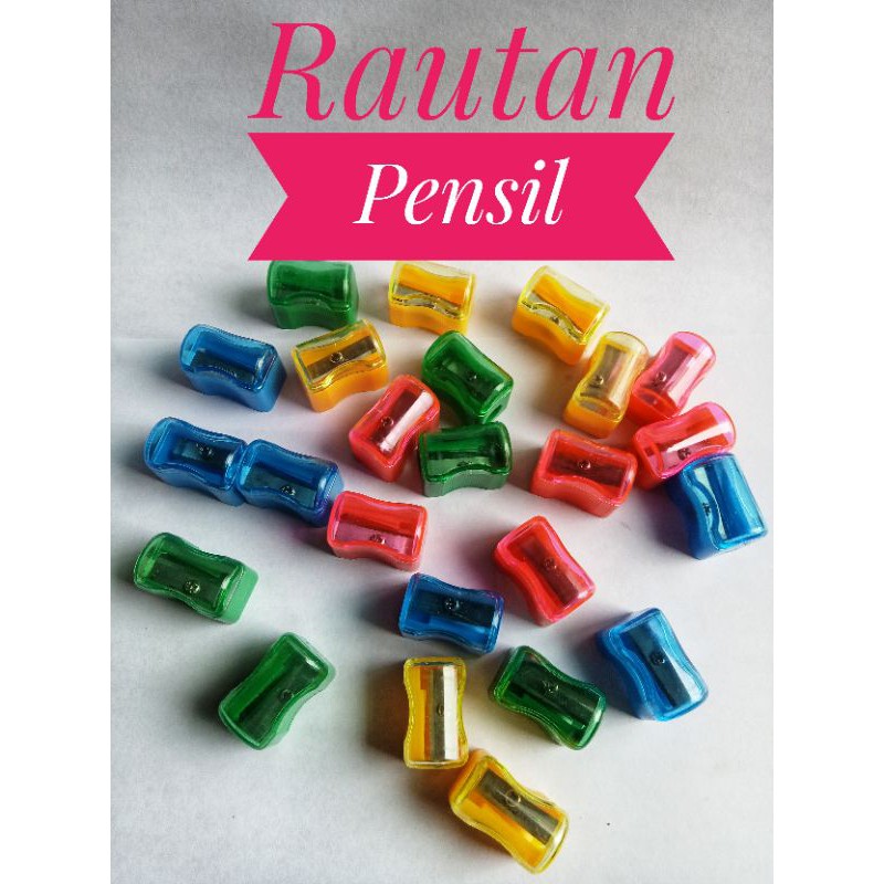 

Rautan pensil / Peraut pensil / Pisau Pensil Random warna