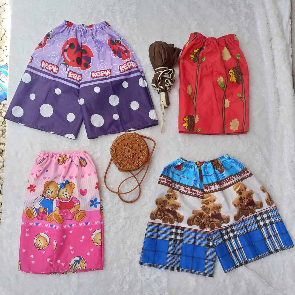 CELANA KOLOR KARAKTER | CELANA PENDEK MOTIF | KOLOR SANTAI PANTAI