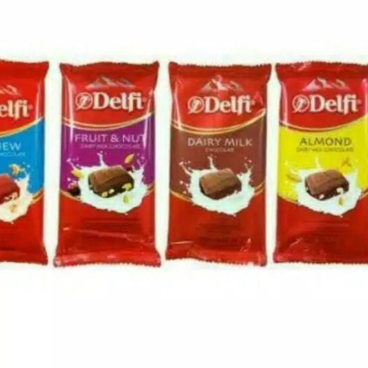 

Ready HHBSL Coklat Delfi 155gr140gr Besar - Cokelat Delfi Dairy Milk 155 gr dan 140 gr Ukuran Besar