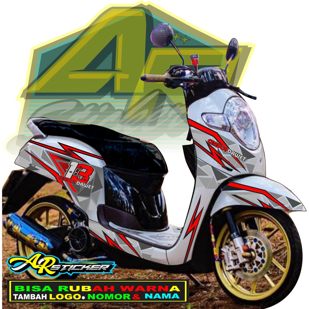 Decal scoopy Decal Scoopy full body Full Blok Decal Scopy Dekal New Fi 2017 2018 2019 2020 SIMPLE